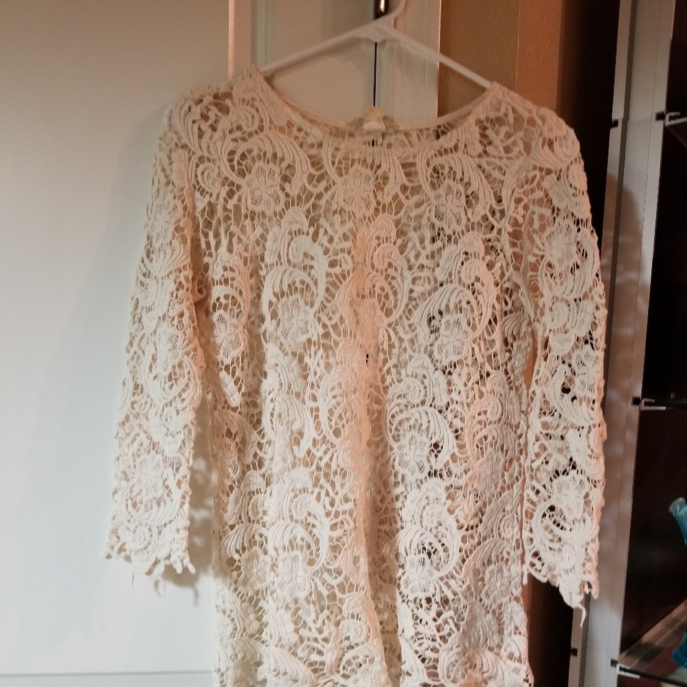 Crochet Long Sleeve Top